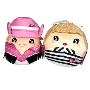 NEW Mattel Barbie and Ken Cowboy Swim Cuutopia‎ Plush Set of 2 10" Squishmallow